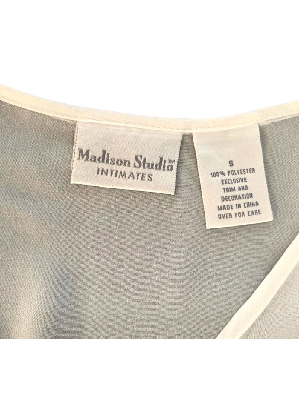 Madison Studio Vintage Sheer Peignoir Robe White Size S / M - Picture 5 of 8